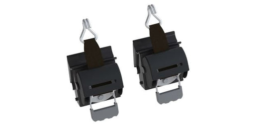 Holman Retractable Ratchet Straps - 2" x 7' - For Forklift Loadable Racks - Pair - 31495