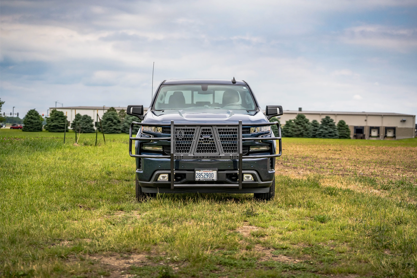 Road Armor Chevy 1500 2019-2021 Vaquero Front Grille Guard Brush Guard - 3191-BRSH