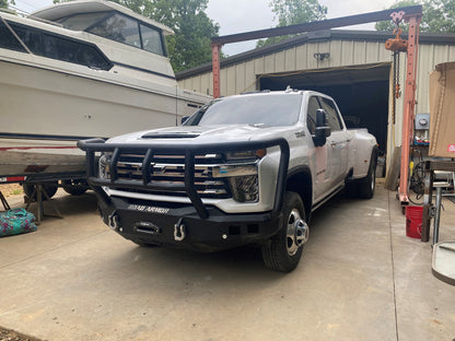 Road Armor Stealth Front Winch Bumper Titan II Guard 2020-2023 Chevrolet 2500 3500 - 3202F2B