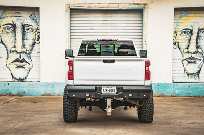 Road Armor Vaquero Rear Bumper 2020-2026 Chevrolet and GMC 2500 3500 - 3202VR0B