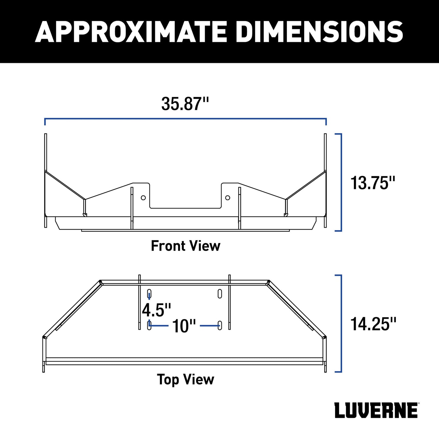 Luverne Prowler Max Winch Mounting Platform, 16,500 lbs, Select Ford F-150