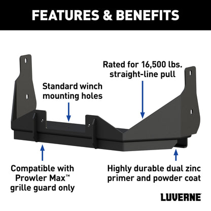 Luverne Prowler Max Winch Mounting Platform, 16,500 lbs, Select Ford F-150