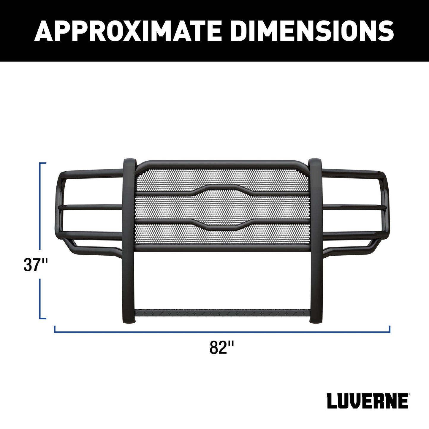 Luverne Prowler Max Black Steel Grille Guard, Select Ford F-150