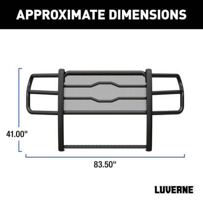 Luverne Prowler Max Black Steel Grille Guard, Select Chevrolet Silverado 2500, 3500 HD