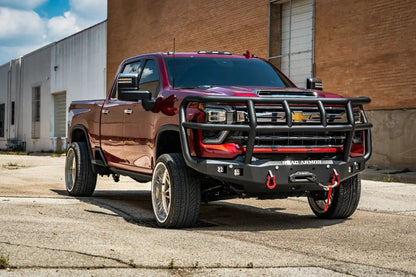 Road Armor Stealth Front Winch Bumper Titan II Guard 2024-2026 Chevrolet 2500 3500 - 3242F2B
