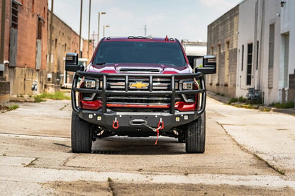 Road Armor Stealth Front Winch Bumper Titan II Guard 2024-2026 Chevrolet 2500 3500 - 3242F2B