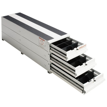 Itemizer® Van Drawer Unit, Stacked, 49in X 12.25in X 17.75in