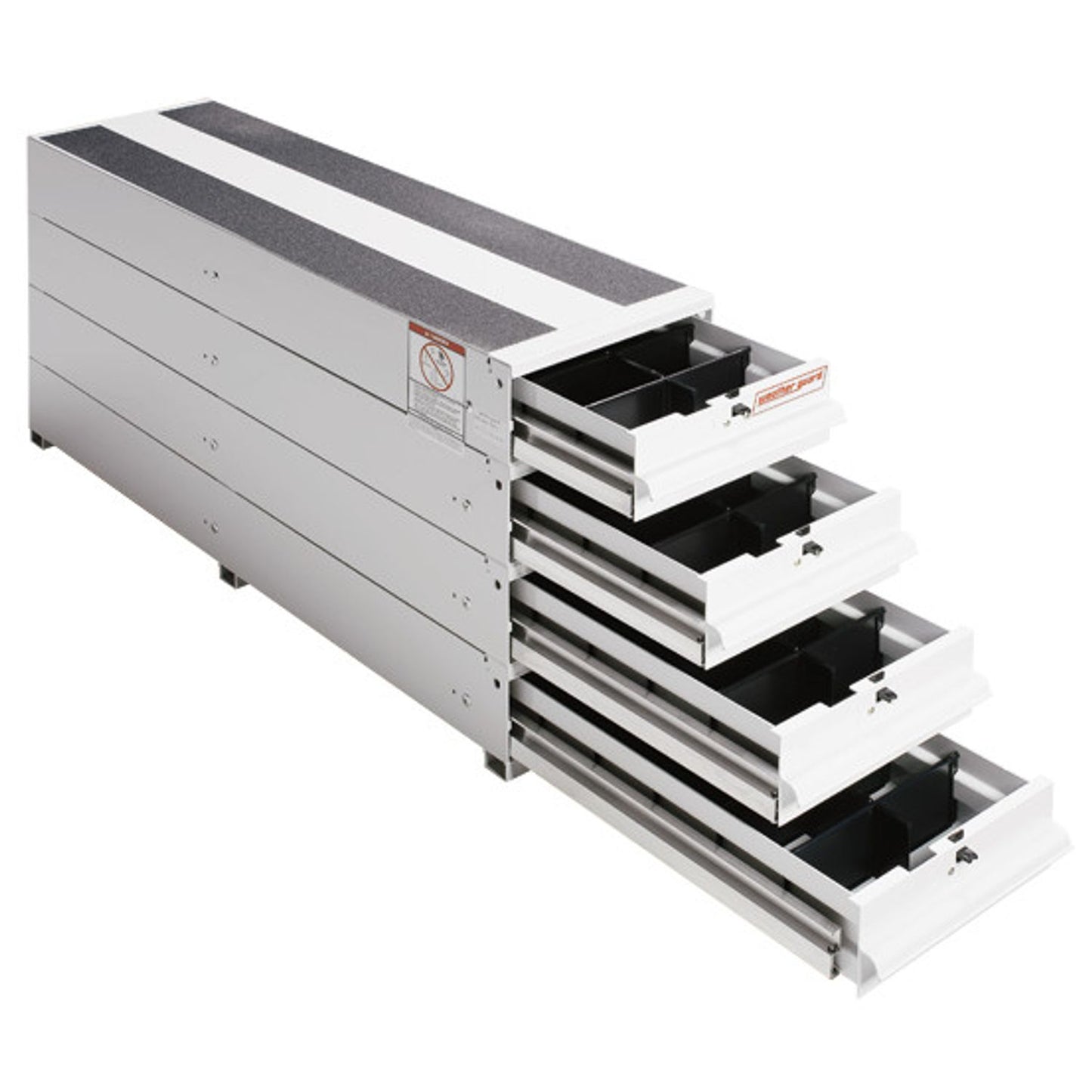 Itemizer® Van Drawer Unit, Stacked, 49in X 12.25in X 23.5in
