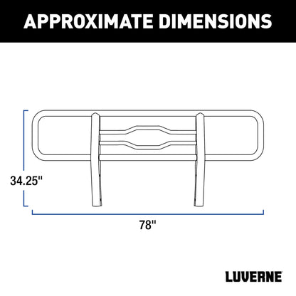 Luverne Chrome Steel 2" Tubular Grille Guard, Select Ram 1500