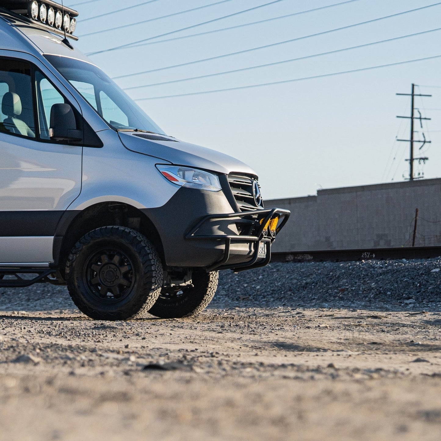 Vanspeed Baja Front Bumper - 4WD for Mercedes Sprinter 144/170 (2019+) - VNSPD-008