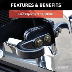 ARIES Bull Bar Tow Hooks for Dodge - 35-5TOW