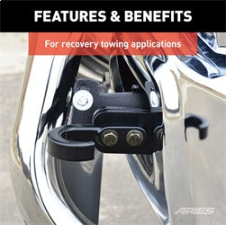 ARIES Bull Bar Tow Hooks for Dodge - 35-5TOW