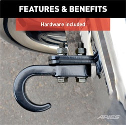 ARIES Bull Bar Tow Hooks for Dodge - 35-5TOW