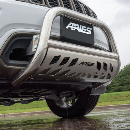 ARIES 3-in Polished Stainless Steel Bull Bar for Nissan Frontier (2005-2020) - 35-9002