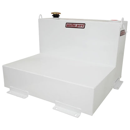 Weather Guard 50-Gallon L-Shape Steel Transfer Tank White 350-3-02