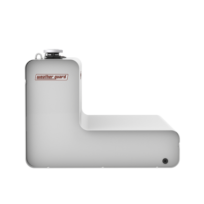 Weather Guard L-Shape Transfer Tank - 50 Gallon, White - 350-3-03