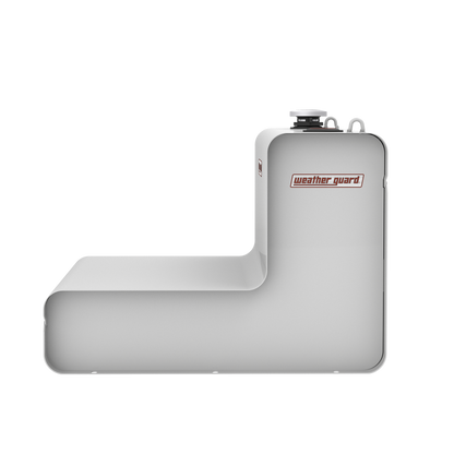Weather Guard L-Shape Transfer Tank - 50 Gallon, White - 350-3-03