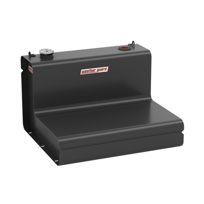 Weather Guard L-Shape Transfer Tank - 50 Gallon, Matte Black - 350-52-03