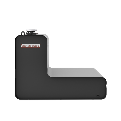 Weather Guard L-Shape Transfer Tank - 50 Gallon, Matte Black - 350-52-03