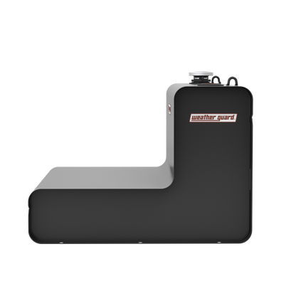 Weather Guard L-Shape Transfer Tank - 50 Gallon, Matte Black - 350-52-03