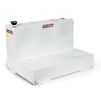 Weather Guard 75-Gallon L-Shape Steel Transfer Tank White 352-3-02