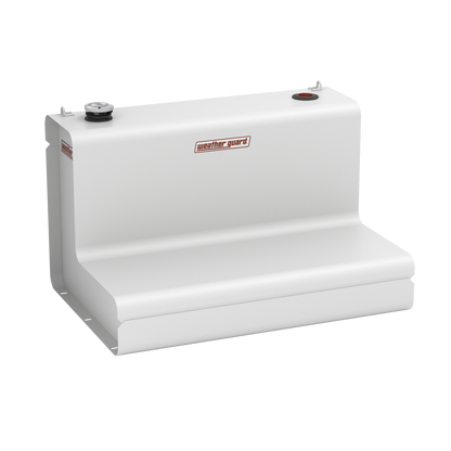 Weather Guard L-Shape Transfer Tank - 75 Gallon, White - 352-3-03