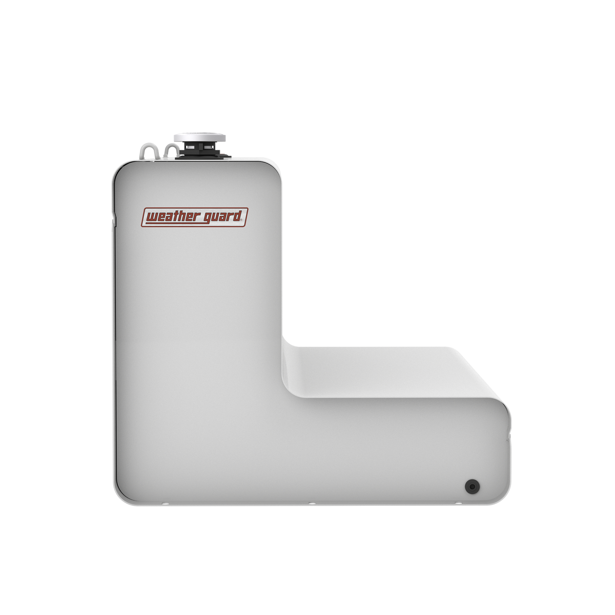 Weather Guard L-Shape Transfer Tank - 75 Gallon, White - 352-3-03