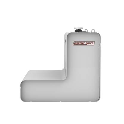 Weather Guard L-Shape Transfer Tank - 75 Gallon, White - 352-3-03