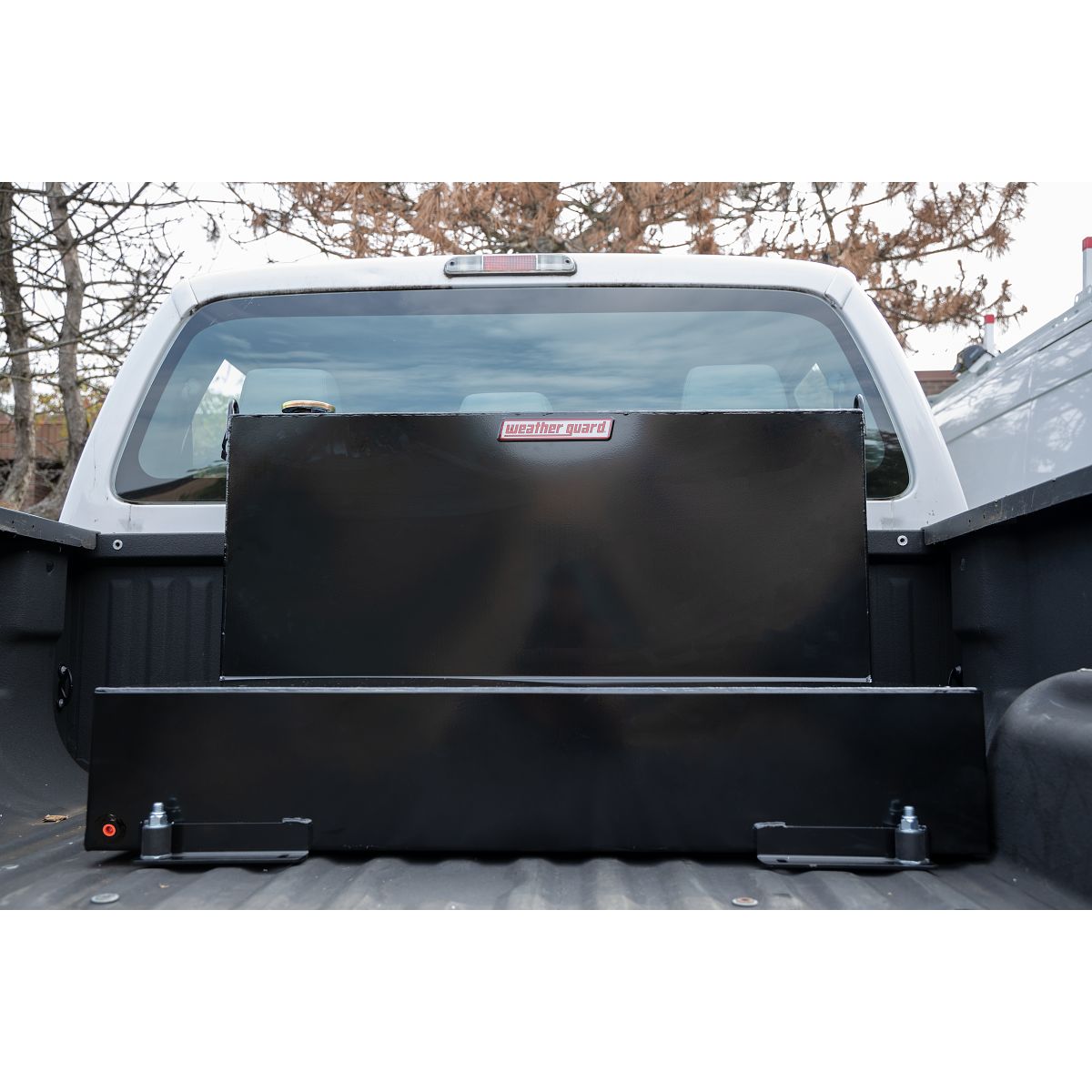 Weather Guard 75-Gallon L-Shape Steel Transfer Tank Gloss Black 352-5-02
