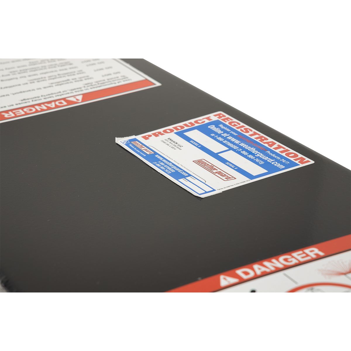 Weather Guard 75-Gallon L-Shape Steel Transfer Tank Gloss Black 352-5-02