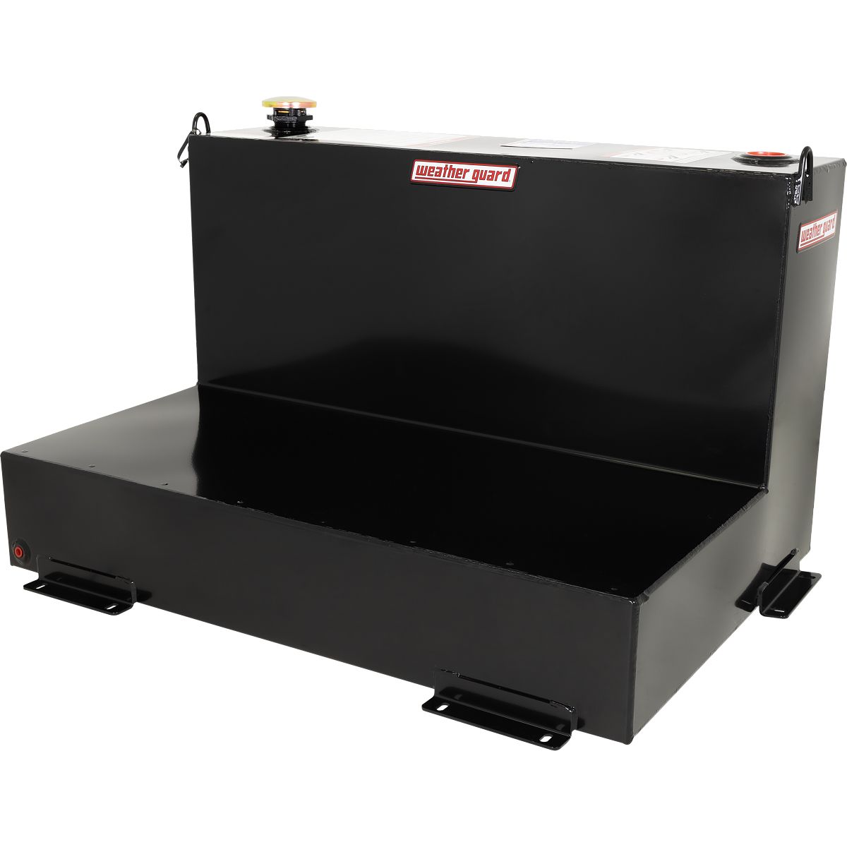 Weather Guard 75-Gallon L-Shape Steel Transfer Tank Gloss Black 352-5-02