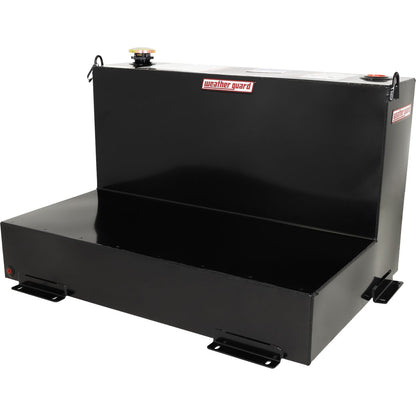 Weather Guard 75-Gallon L-Shape Steel Transfer Tank Gloss Black 352-5-02