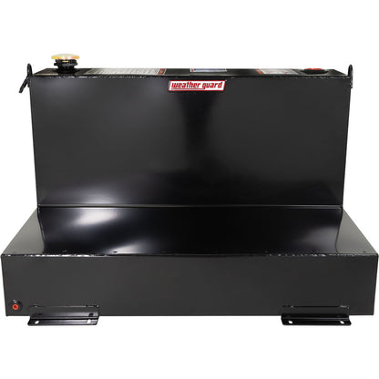 Weather Guard 75-Gallon L-Shape Steel Transfer Tank Gloss Black 352-5-02