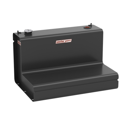 Weather Guard L-Shape Transfer Tank - 75 Gallon, Matte Black - 352-52-03
