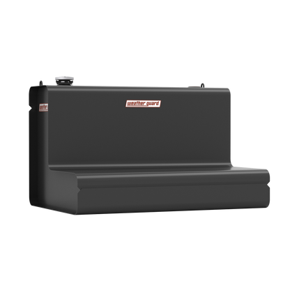 Weather Guard L-Shape Transfer Tank - 75 Gallon, Matte Black - 352-52-03