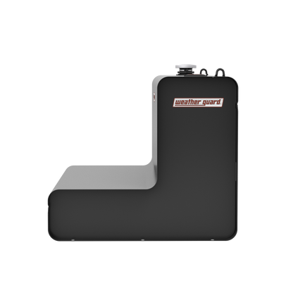 Weather Guard L-Shape Transfer Tank - 75 Gallon, Matte Black - 352-52-03
