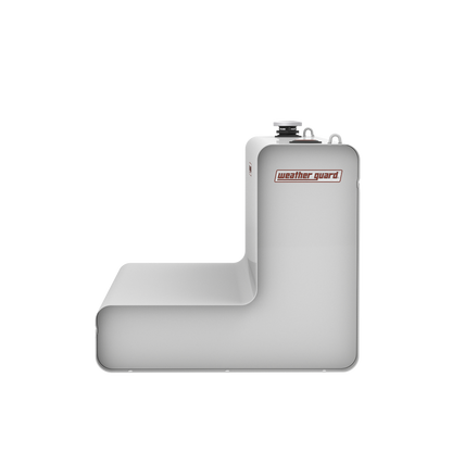 Weather Guard L-Shape Transfer Tank - 86 Gallon, White - 354-3-03