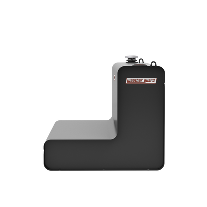 Weather Guard L-Shape Transfer Tank - 86 Gallon, Matte Black - 354-52-03