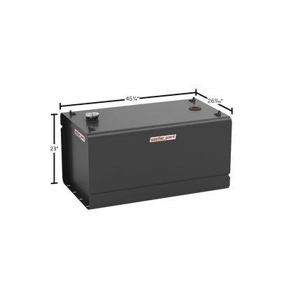 Weather Guard Rectangle Transfer Tank - 100 Gallon, Matte Black - 358-52-03