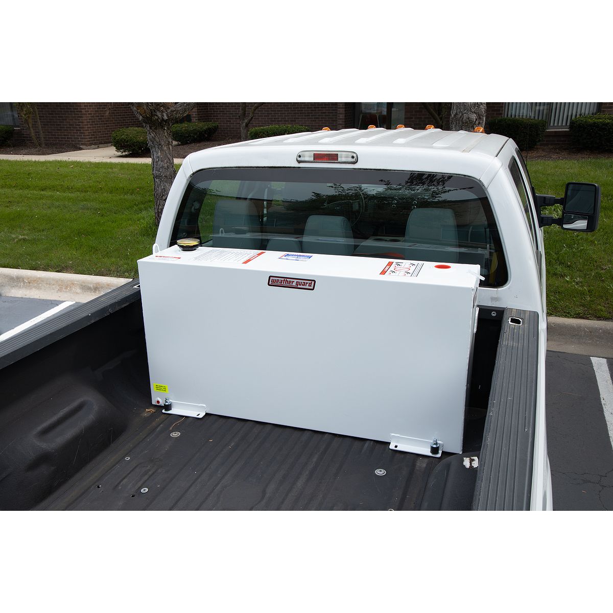 Weather Guard 75-Gallon Rectangle Steel Transfer Tank White 359-3-02