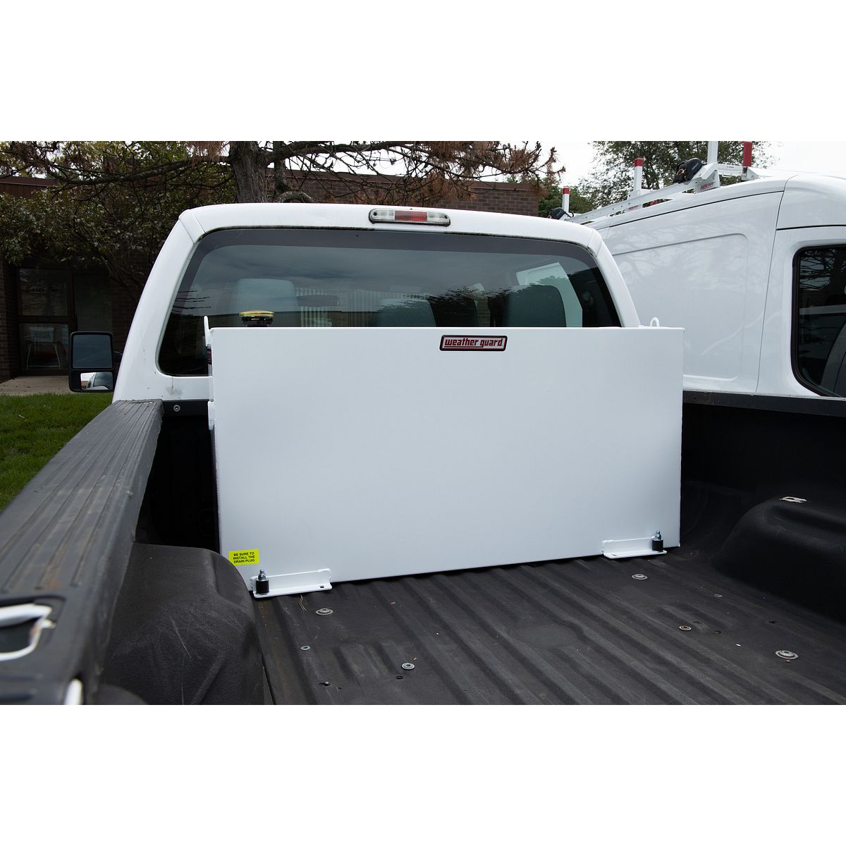 Weather Guard 75-Gallon Rectangle Steel Transfer Tank White 359-3-02