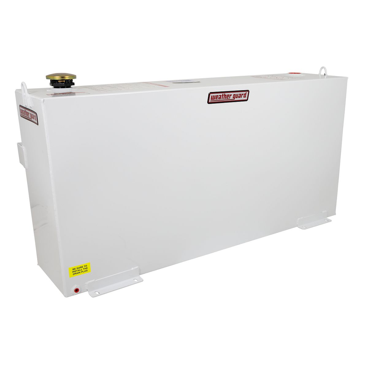 Weather Guard 75-Gallon Rectangle Steel Transfer Tank White 359-3-02