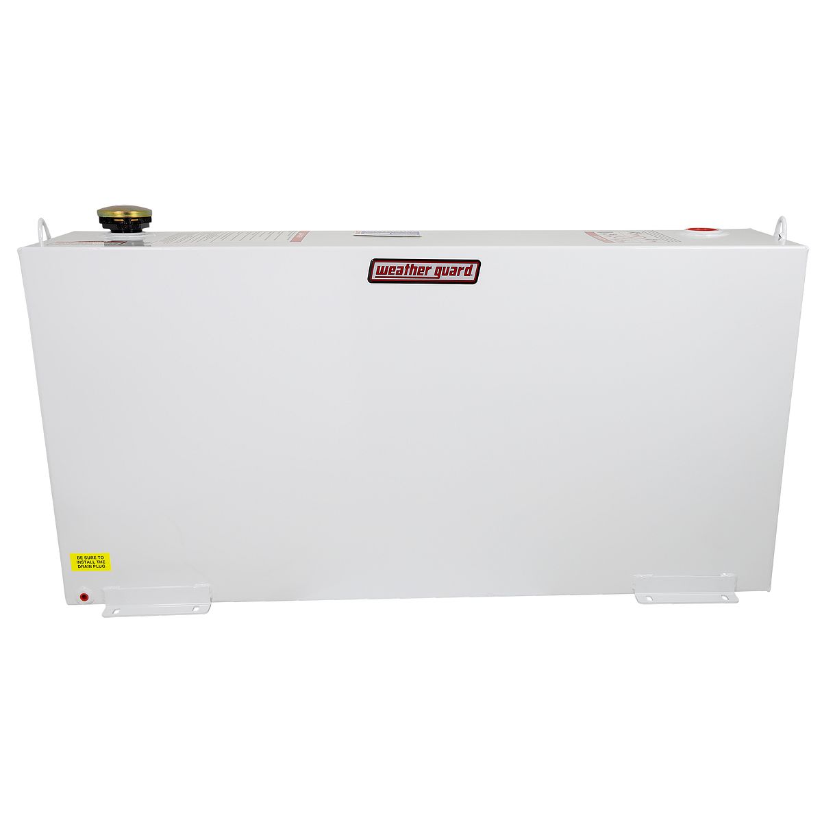 Weather Guard 75-Gallon Rectangle Steel Transfer Tank White 359-3-02