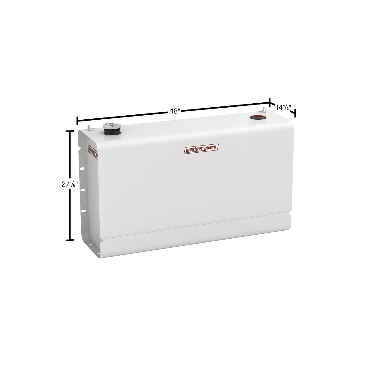 Weather Guard Column Transfer Tank - 69 Gallon, White - 359-3-03