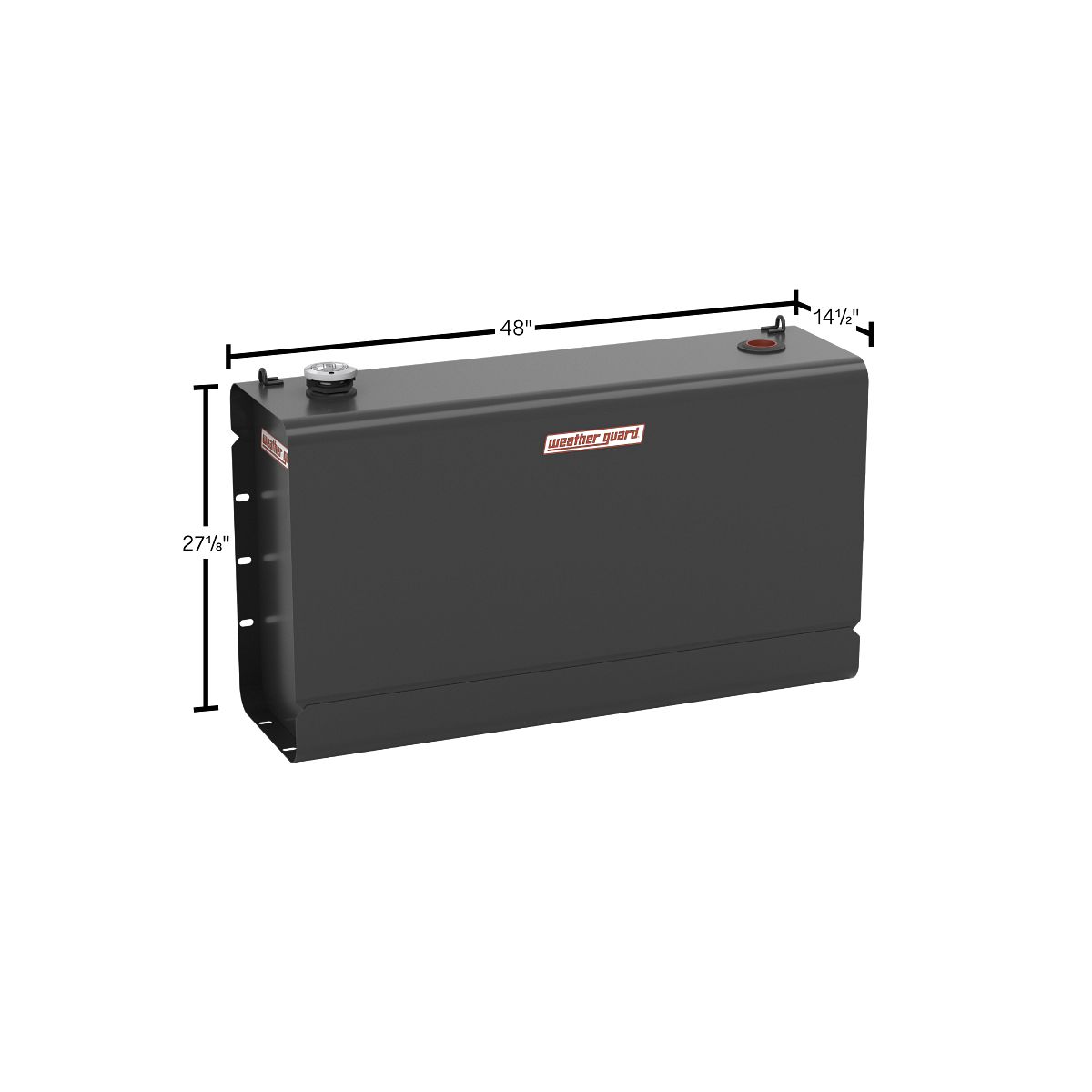 Weather Guard Column Transfer Tank - 69 Gallon, Matte Black - 359-52-03
