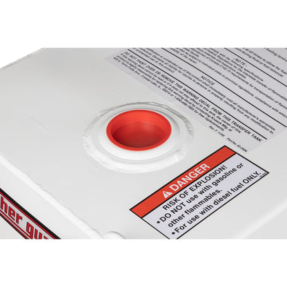 Weather Guard 110-Gallon L-Shape Steel Transfer Tank White 362-3-02