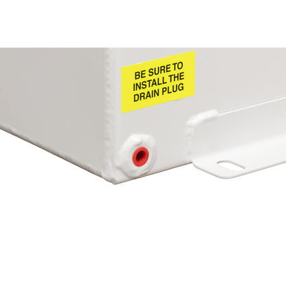 Weather Guard 110-Gallon L-Shape Steel Transfer Tank White 362-3-02