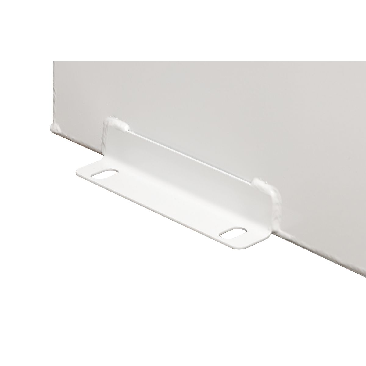 Weather Guard 110-Gallon L-Shape Steel Transfer Tank White 362-3-02