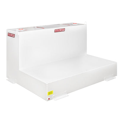 Weather Guard 110-Gallon L-Shape Steel Transfer Tank White 362-3-02