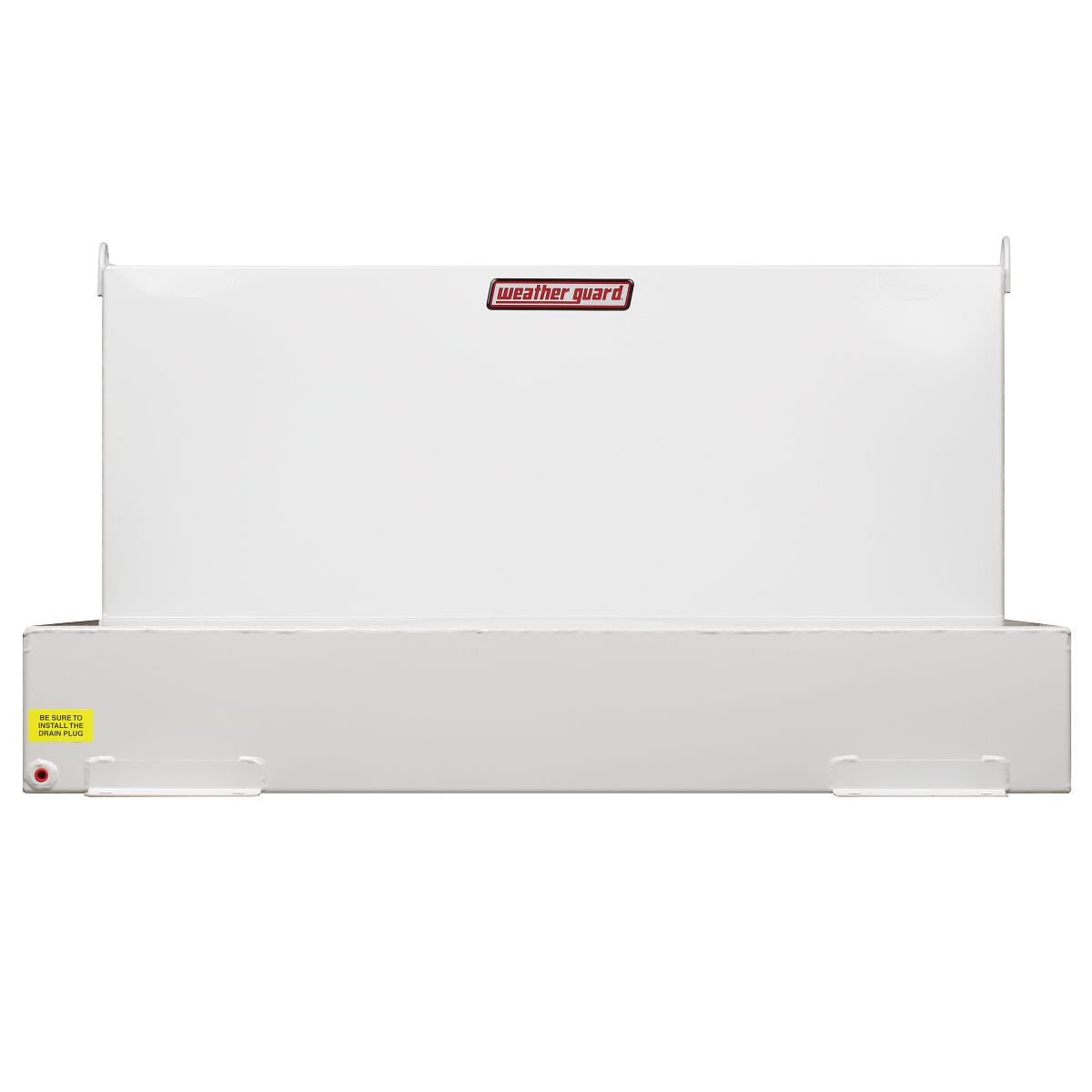 Weather Guard 110-Gallon L-Shape Steel Transfer Tank White 362-3-02